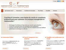 Tablet Screenshot of cf-coaching-formation.com